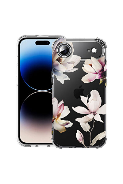 bestcase Αντικραδασμική Θήκη για Apple iPhone 17 Air, Φλοράλ Σχέδιο Μανόλιας,...