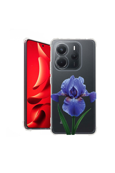 bestcase Husă Antișoc pentru Xiaomi Redmi Note 14 4G, Floral - Iris, 1938408 ...