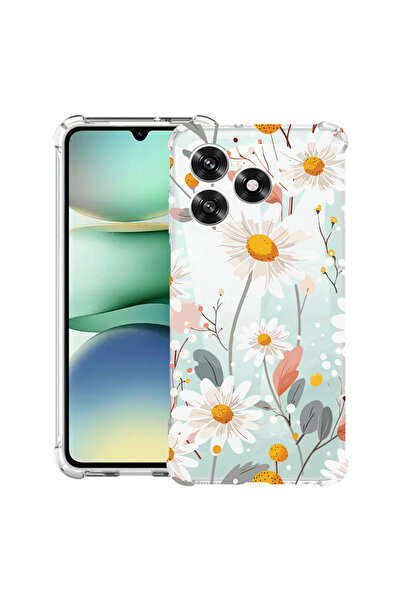 bestcase Husă Antișoc pentru Honor X5c Plus / X5c, Florală - Margarete, 31196...