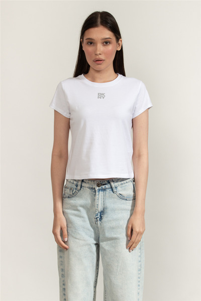 Dkny Γυναικείο T-Shirt DJ6T1740 Λευκό