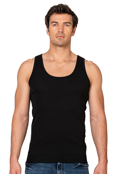 ÖZKAN underwear Özkan 12444 Мъжки потник от 95% памук, рипсен, тип Дерби, гъв...