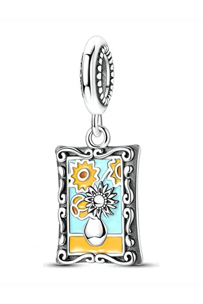 Fubena Van Gogh Ayçiçekleri Tablosu Sallantılı Charm