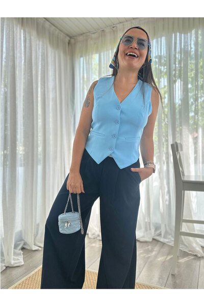 Burcu Özpıranga EVLORA Double İç Astarlı Yelek
