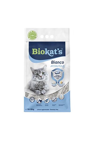 Gimcat Biokats Bianco Attracting Topaklanan Kedi Kumu 10Lt