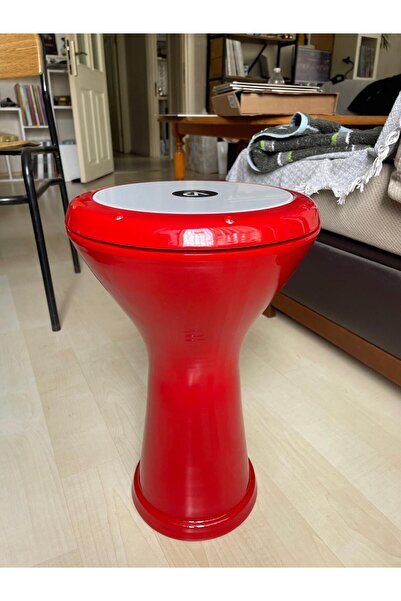 My Yonca Vatan 3025 5 Numara Mısır Darbuka, Bayrak Kırmızısı boyalı, 22 cm ça...