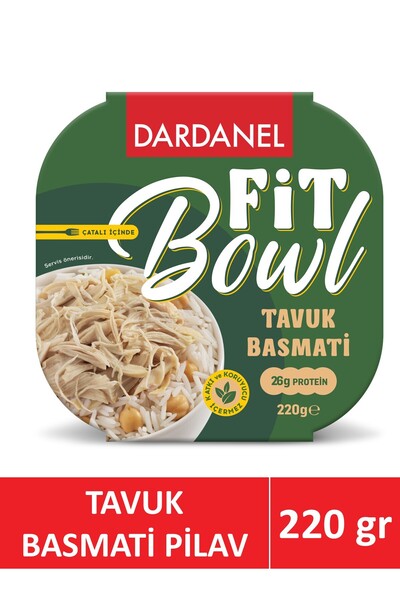 Dardanel Fit Bowl Hazır Yemek Tavuklu Basmati Pilav 220 gr
