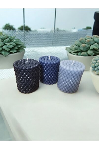 Di&Em Design Collection 3'lü Bubble set Dekoratif Kokulu Mum Pinterest Tasarım