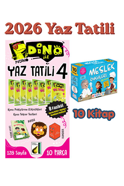 Damla Yayınevi Damla 4.Sınıftan 5.Sınıfa Geçenler İçin Tatil Kitabı - Meslek ...