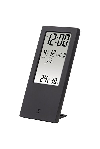 Hama Termometru / Higrometru "TH-140", cu indicator meteorologic, negru