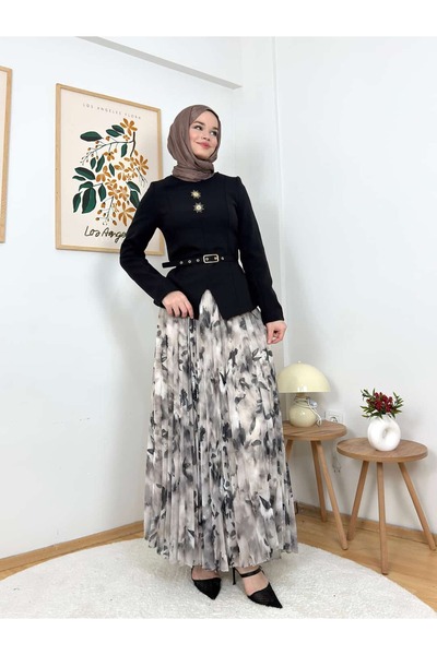 ARZU SEMA Sialle Skirt Patterned Set