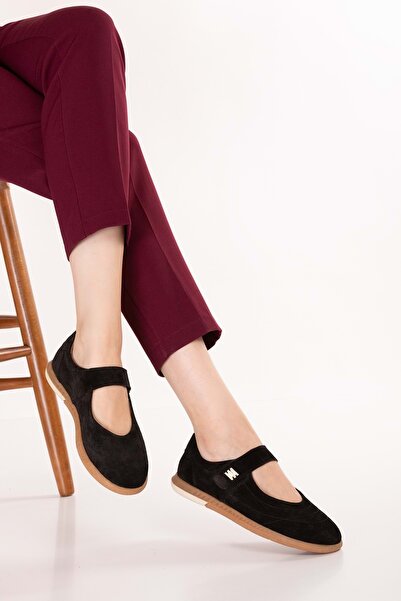 Gondol Genuine Leather Round Toe Anatomical Sole Comfortable Daily Ballet Fla...