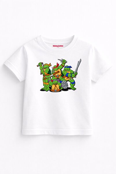 Rabona Fashion Tricou pentru copii Green Ninja Team