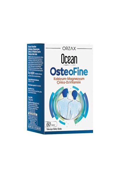 Orzax أوشن أوستيفاين 60 قرص من الكالسيوم والمغنيسيوم والزنك وفيتامين د3