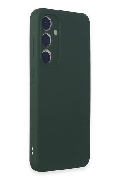New Face حافظة سيليكون أصلية لهاتف جالاكسي A35 5G - (03748) أخضر داكن