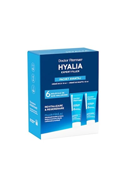 Fiterman Pharma Dr. Fiterman Hyalia Cremă de zi 50 ml + Cremă de noapte 50 ml...