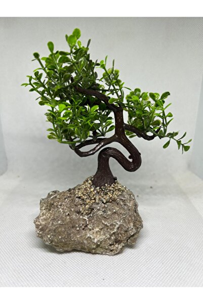 wloria AKVARYUM DEKORU KÜÇÜK BONSAİ YAPMA - YAPAY BİTKİ ( 10 - 13cm )