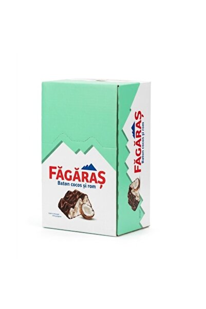 Fagaras Baton de ciocolată cu nucă de cocos și rom, set de 40 bucăți, 40 grame