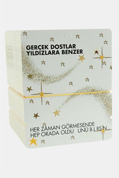 ZERO LAND Ilkeshop Typo Star (91611) Bracelet Card-White