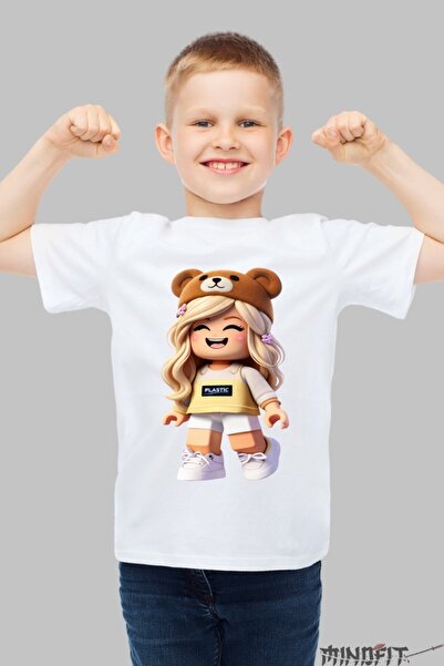 GILDAN Tricou Roblox Cute Adventure Ursulet Fericit