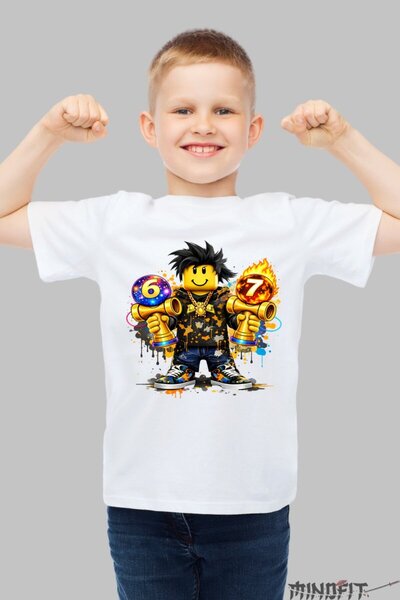 GILDAN Tricou Roblox Kendama Model Valuri Electrice 3