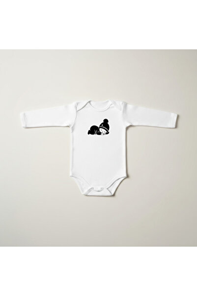 URBANTRENDSTORE Organic 100% Cotton Special Printed Baby Bodysuit White Snap ...
