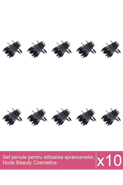 Makeup Set 10x Set periute pentru stilizarea sprancenelor, 10 bucati