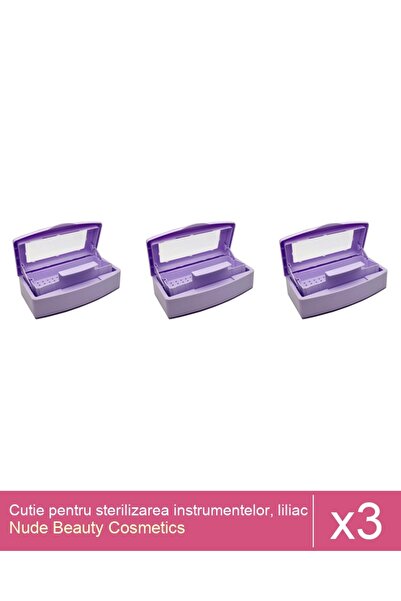 Makeup Set 3x Cutie pentru sterilizarea instrumentelor, liliac