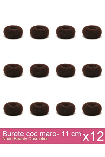Makeup Set 12x Burete coc maro- 11 cm diametru