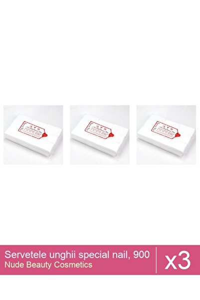 Makeup Set 3x Servetele unghii special nail, 900 buc