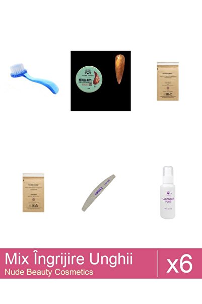 Makeup Set Mix 6 produse Ingrijire Unghii: Pungi sterilizare instrumentar Fac...