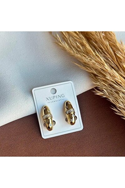 XUPING JEWELRY أقراط ذهبية اللون من Xuping للمجوهرات
