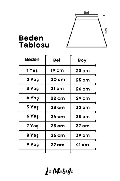 Le Mabelle Yavruağzı Kız Bebek Tütü Etek - Bonita