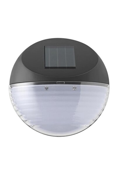 Goliat Lampă solară LED, automată, neagră, cu senzor de amurg, 11x11x4.6cm