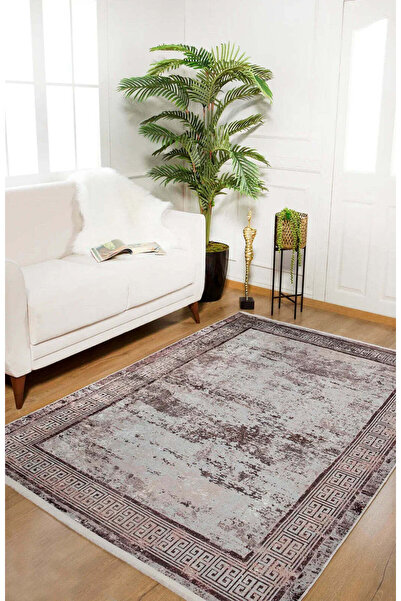 halinet Halı.Net Cream Vintage Antique Washable Non-Slip Living Room Carpet H...