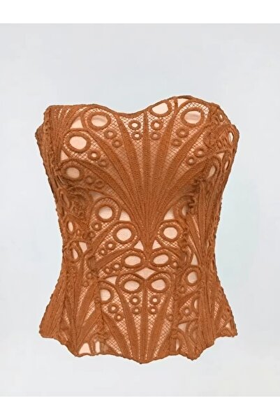 Divanni Atelier Hollow Out Corset Top