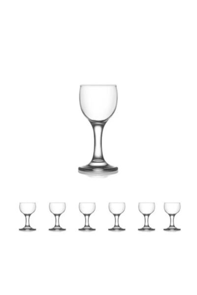 OEM Set of 6 Liquor Glasses with Stem, 60 ml