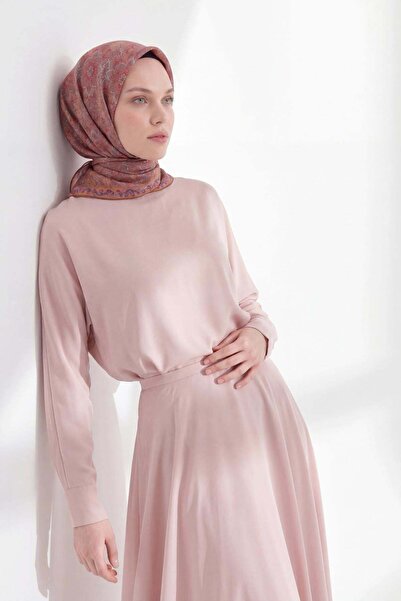 Silk Home وشاح ناعم سالمون 90x90