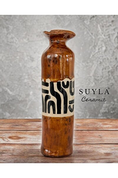 SUYLA Ceramic El Yapımı Seramik Yağdanlık Özel Tasarım