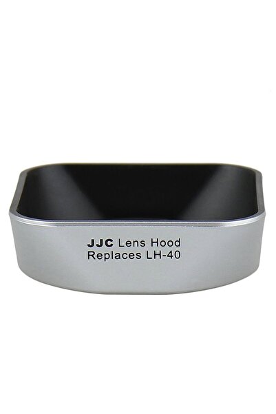 JJC Sunshade, LH-J40, LH-40, silver, compatible with OLYMPUS M.ZUIKO DIGITAL ...