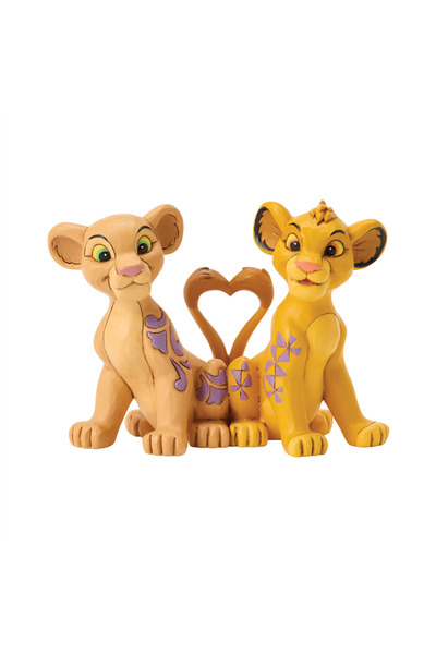 Enesco Aslan Kral Simba ve Nala Kalp Kuyruklu Lisanslı Figür