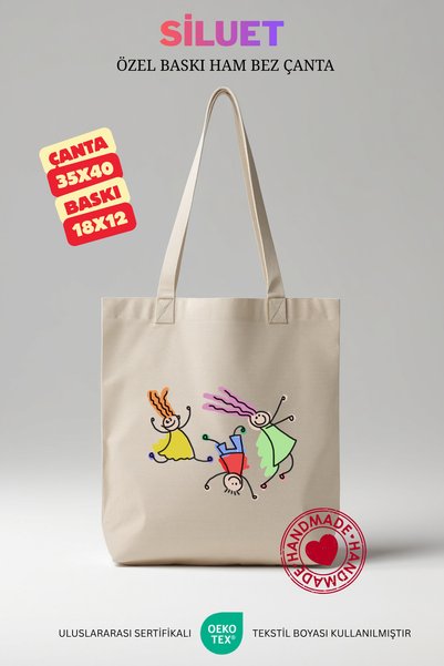 SİLUET Raw Cloth Bag