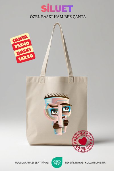 SİLUET Raw Cloth Bag