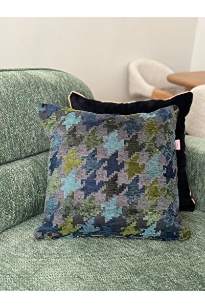 BEJ STORE Ethnic Patterned Velvet Throw Pillow Cover