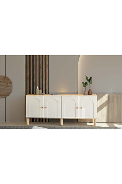 miracool Papatya Konsol / Komple MDF / Çok Amaçlı Dolap / Tv Ünitesi / Modern...
