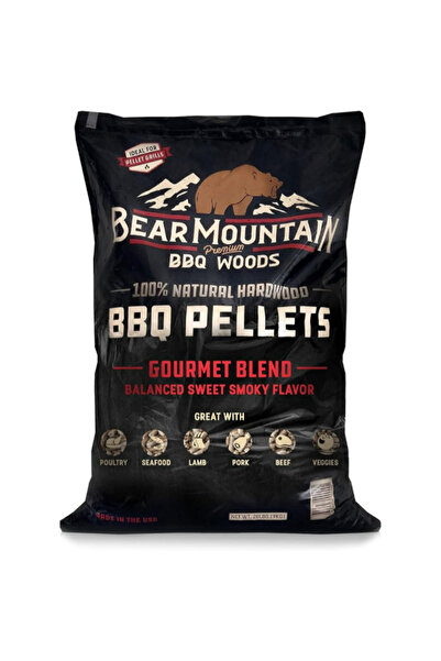 Bear Mountain خلطة غورميه متوازنة بنكهة حلوة ودخانية من حبيبات الخشب الطبيعي ...