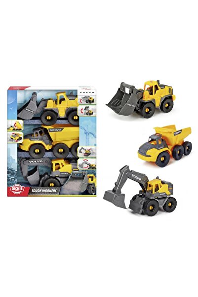 Dickie Volvo İnşaat Araçaları Seti 203725007