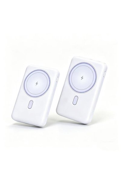 EYAD Magnetic portable power bank, fast charging output power, 10000mAh large capacity, Supports fast charging, built-in Type-C and Apple charging cables, lightweight and portable. commuting travel