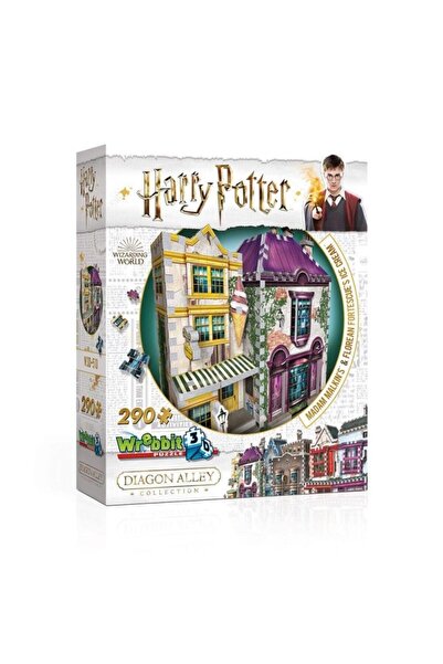 Harry Potter Puzzle 3D Madam Malkin's & Florean Fortescue's Ice Cream 290 Piese