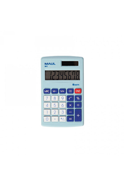 MAUL M8 Functional Pocket calculator, 8 digits - light blue
