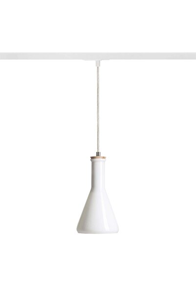 Rendl Light Studio RENDL PULIRE CON pentru șină cu 1 circuit sticlă opală/lem...